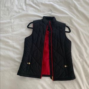 LAUREN RALPH LAUREN black and red vest